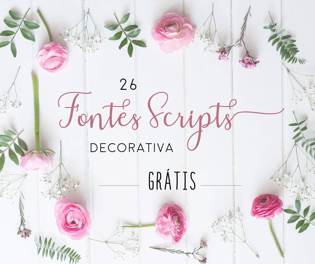 26 Fontes script para convites de Casamento