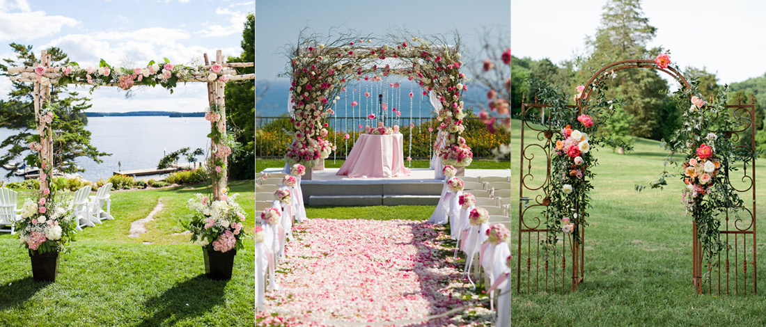 Arcos Florais – Decoração de Casamento